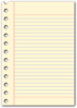Notepad Page Clip Art